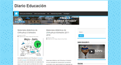 Desktop Screenshot of diarioeducacion.com
